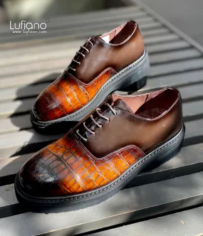 229 Lufiano Lace Up: Brown