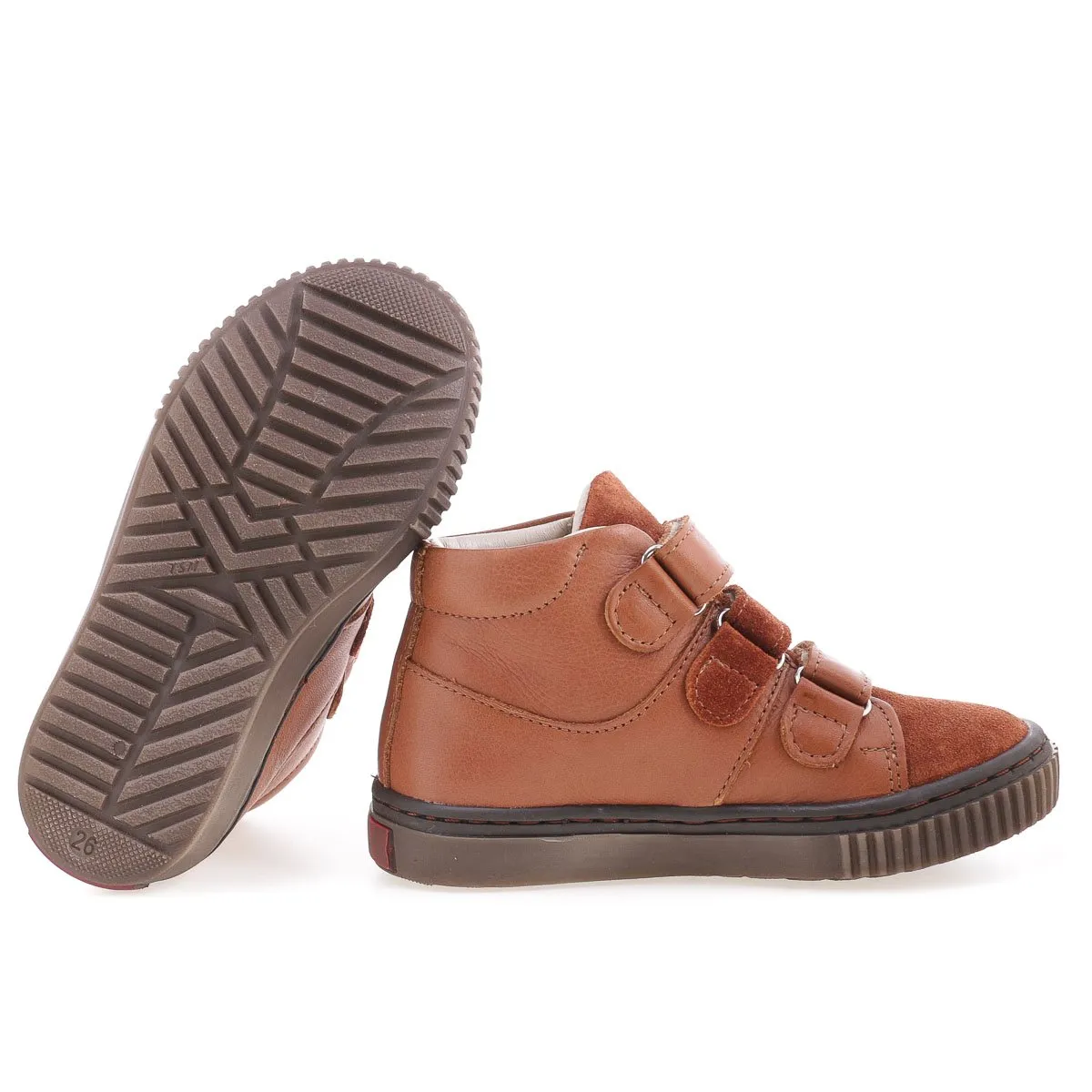 (2699-5) Emel velcro shoes - brown