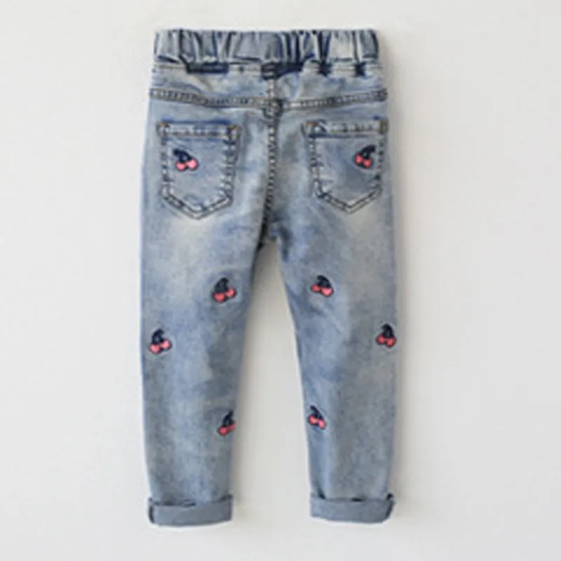 4-13 Years Children Girl Clothes Bottoms Denim Clothing Trousers Kids Girls Jeans Pants