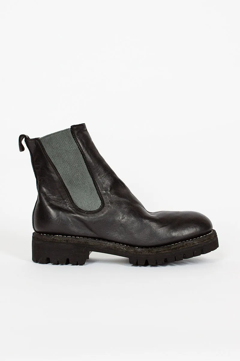 76V Soft Horse Full Grain Chelsea Boot BLKT