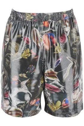 ACNE STUDIOS "printed shorts for b. sund