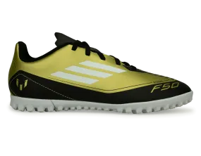 adidas Kids F50 Club Messi TF Gold/Black/White