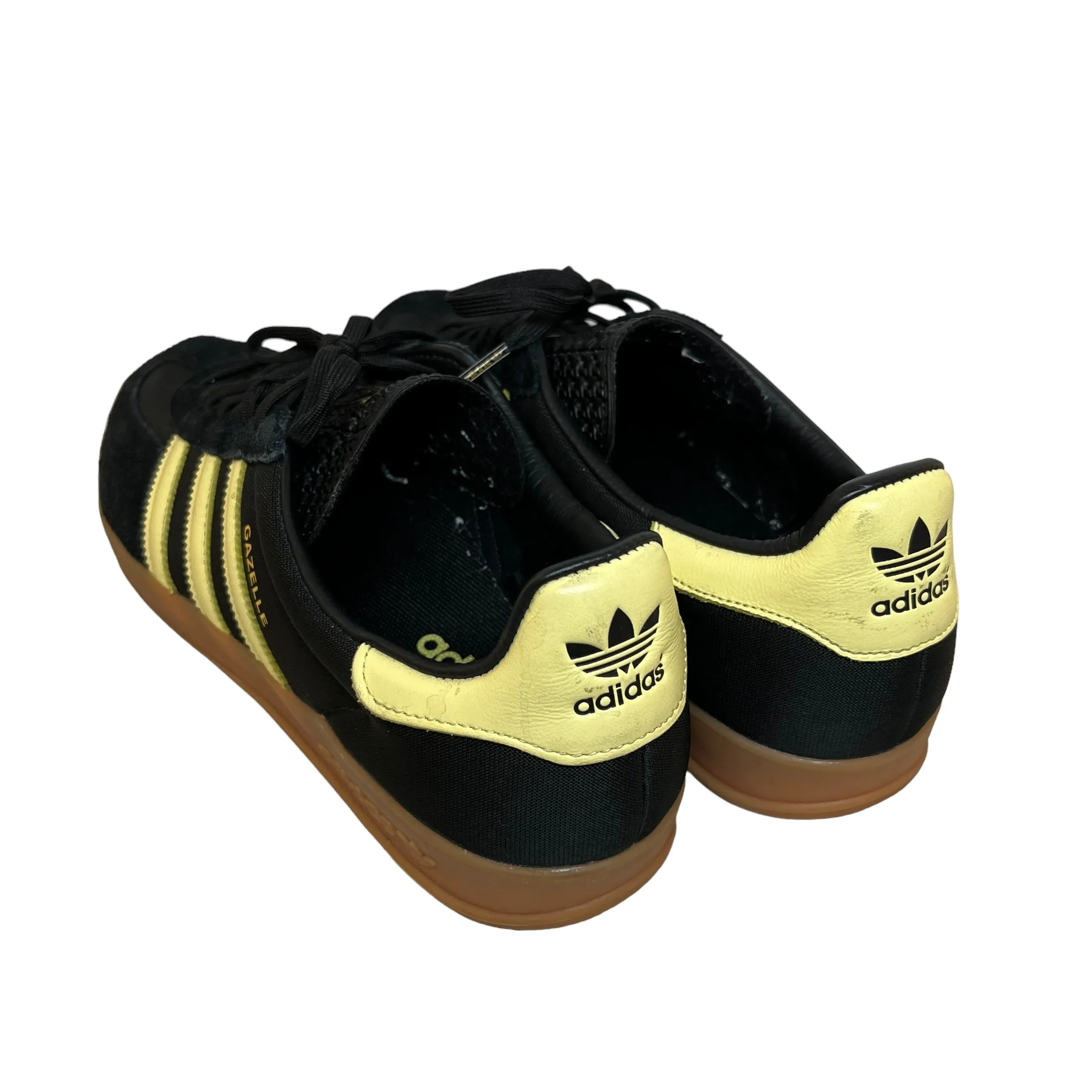 adidas/Low-Sneakers/US 11/BLK/gazelle black yellow