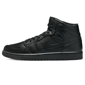 Air Jordan 1 Mid 'Triple Black' 2022