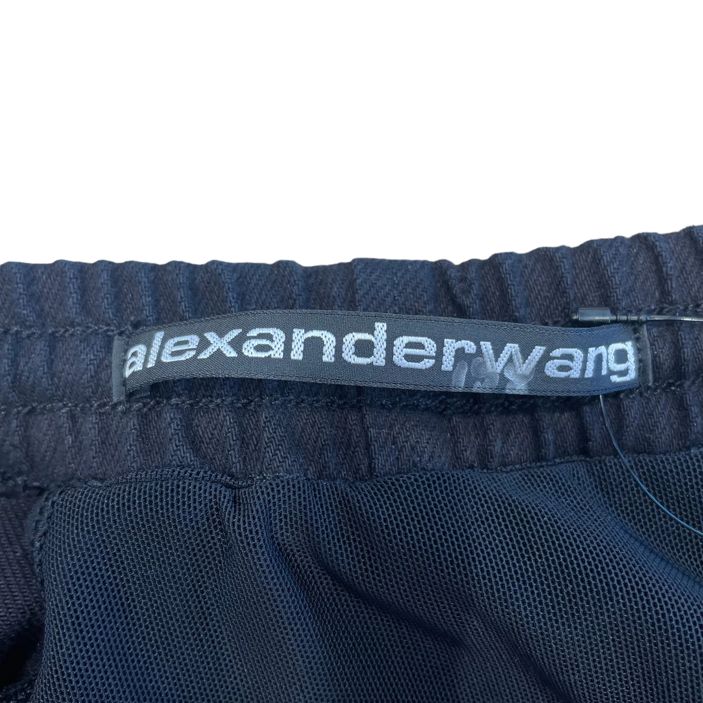 Alexander Wang/Straight Pants/M/Cotton/BLK/Double waisted