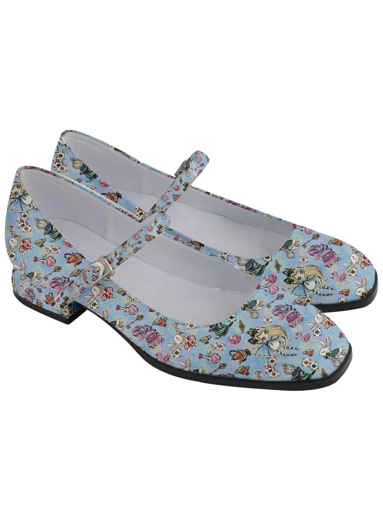 Alice in Wonderland Women's Mary Jane Shoes