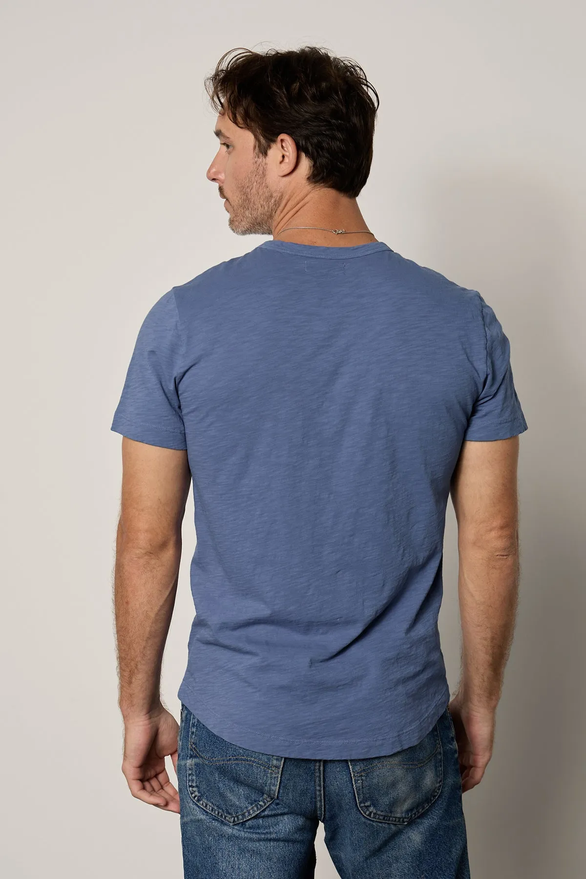 AMARO CREW NECK SLUB TEE