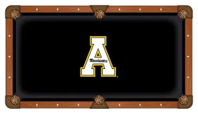 Appalachian State Mountaineers HBS Black Billiard Pool Table Cloth