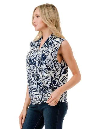 Ariella Banded Crossover Top