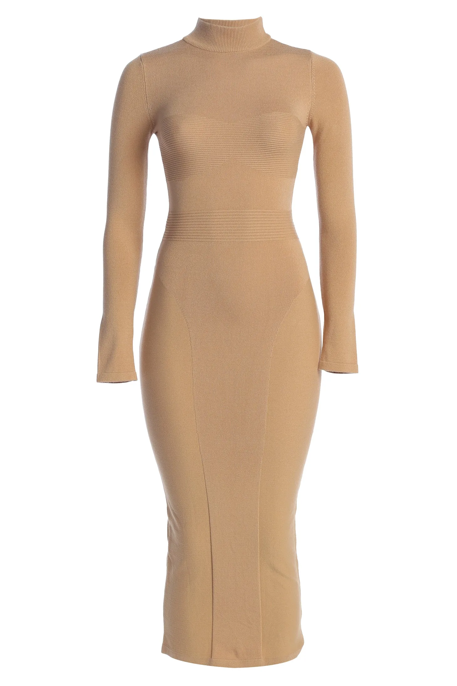 Beige Dakotah Midi Dress