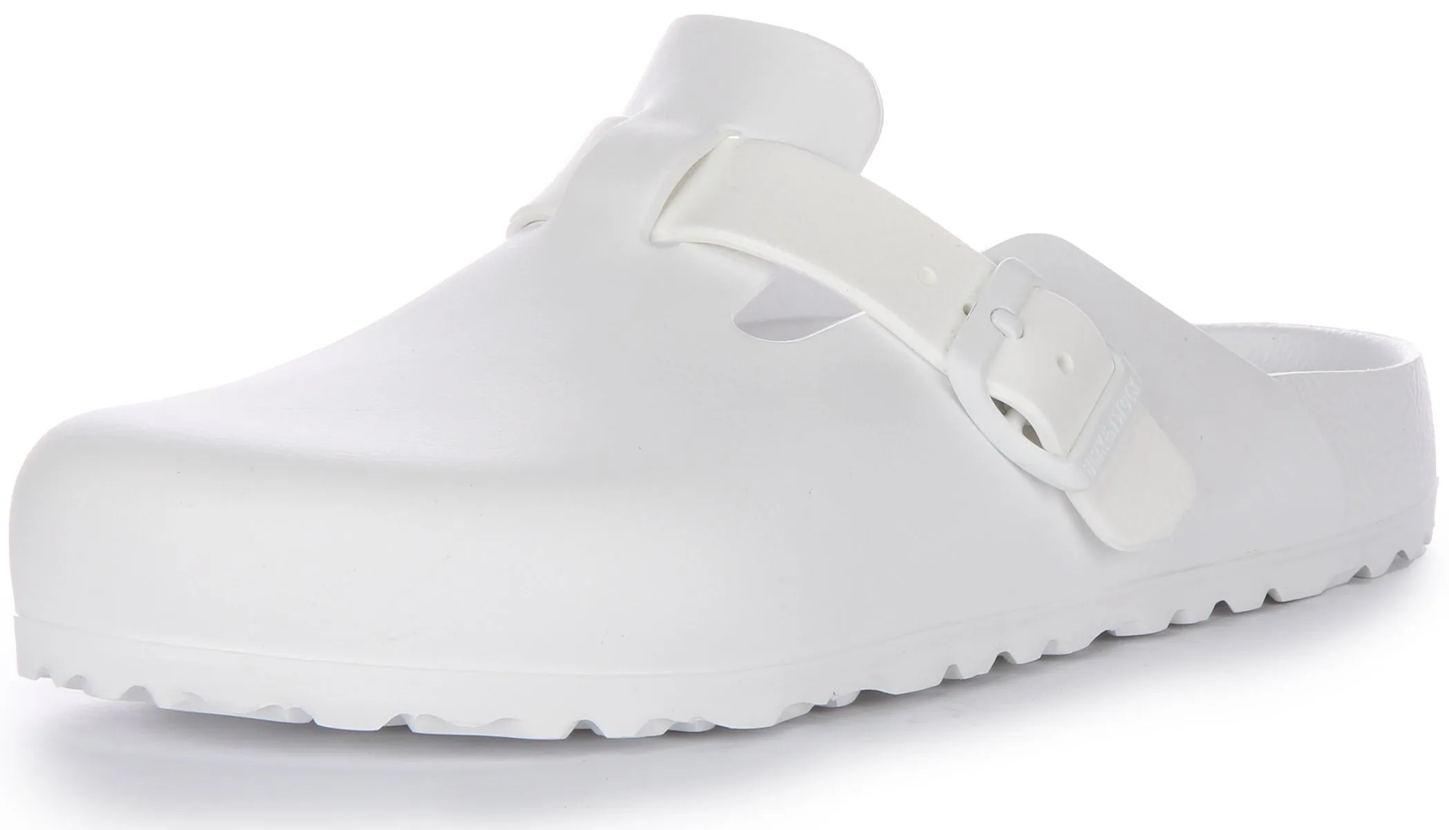 Birkenstock Boston Essentia EVA In White | Narrow Fit