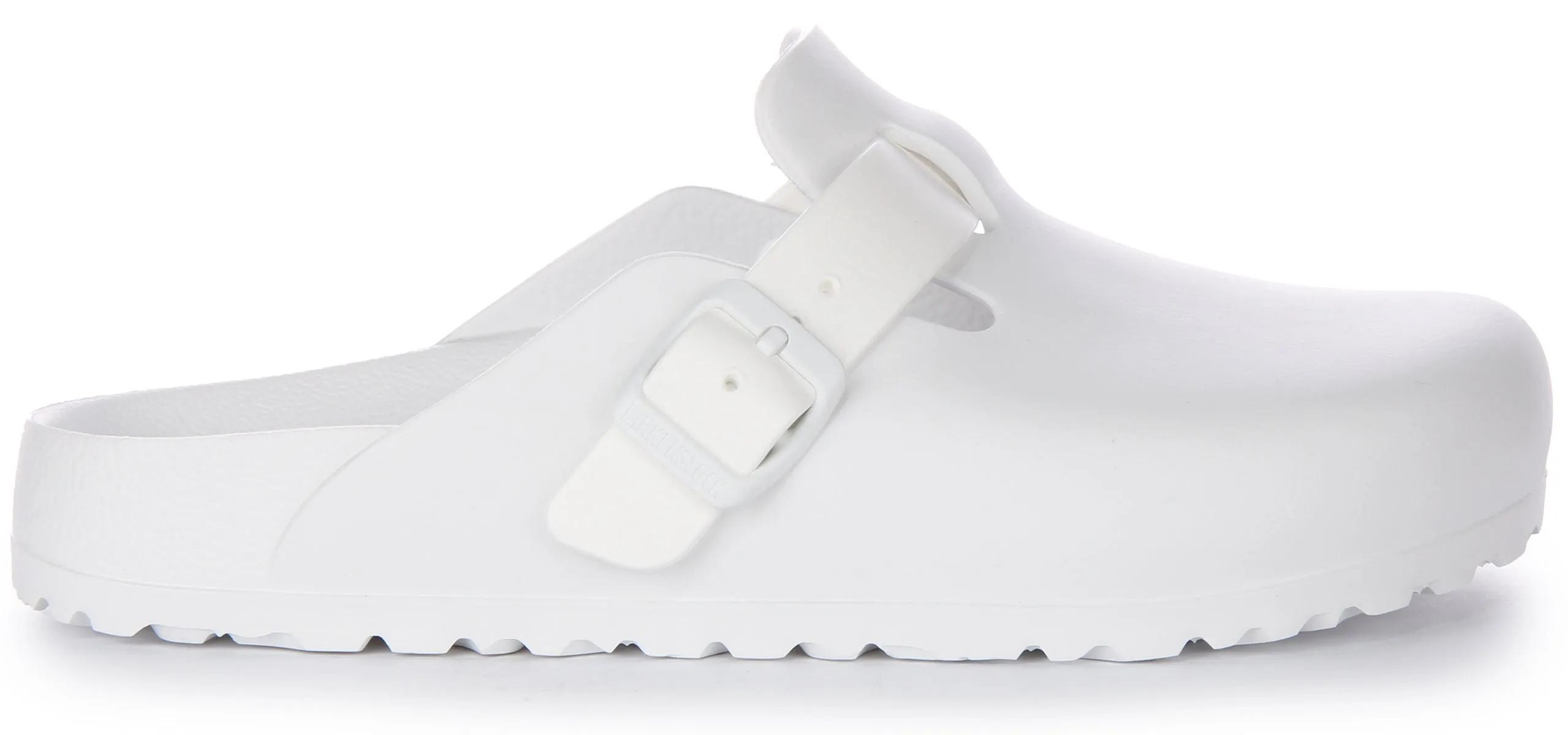 Birkenstock Boston Essentia EVA In White | Narrow Fit