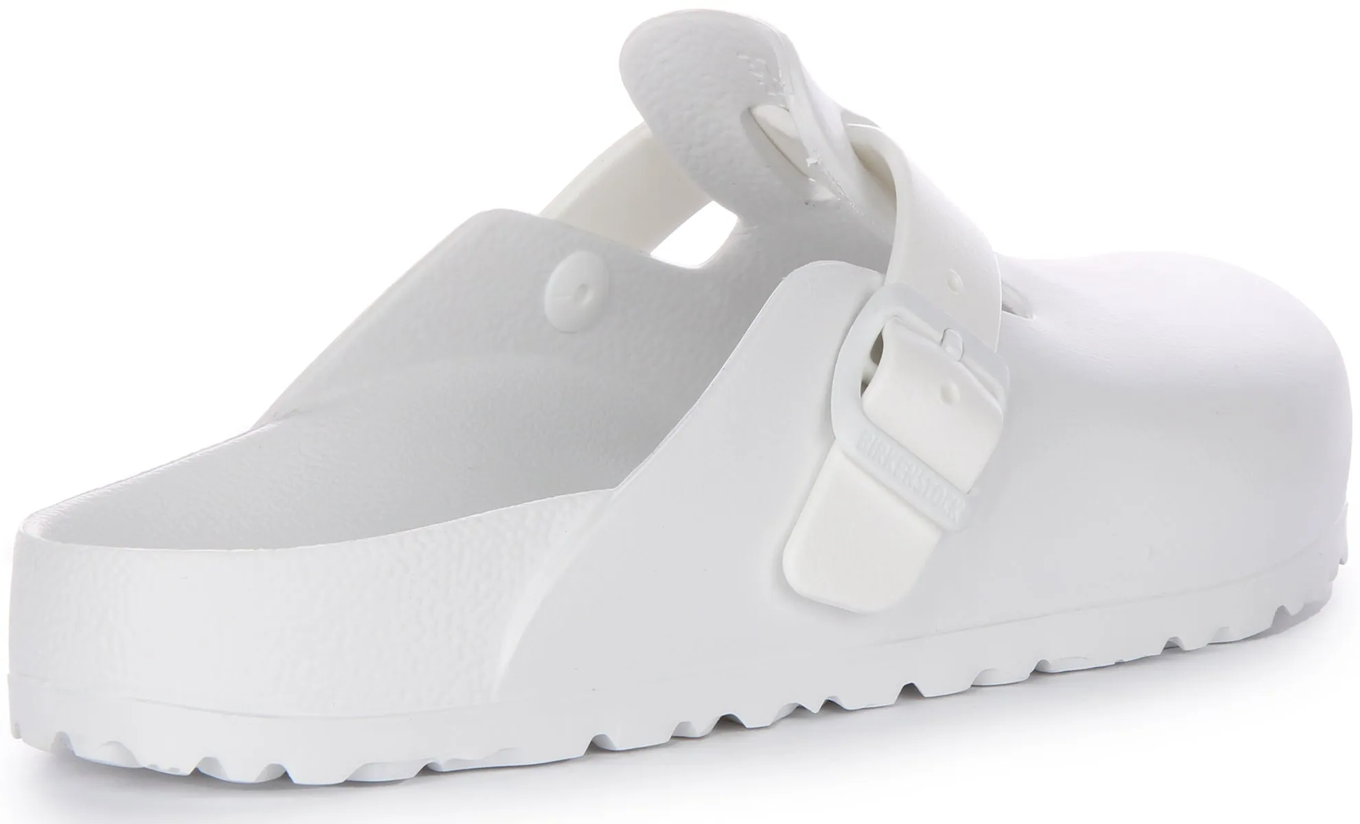 Birkenstock Boston Essentia EVA In White | Narrow Fit