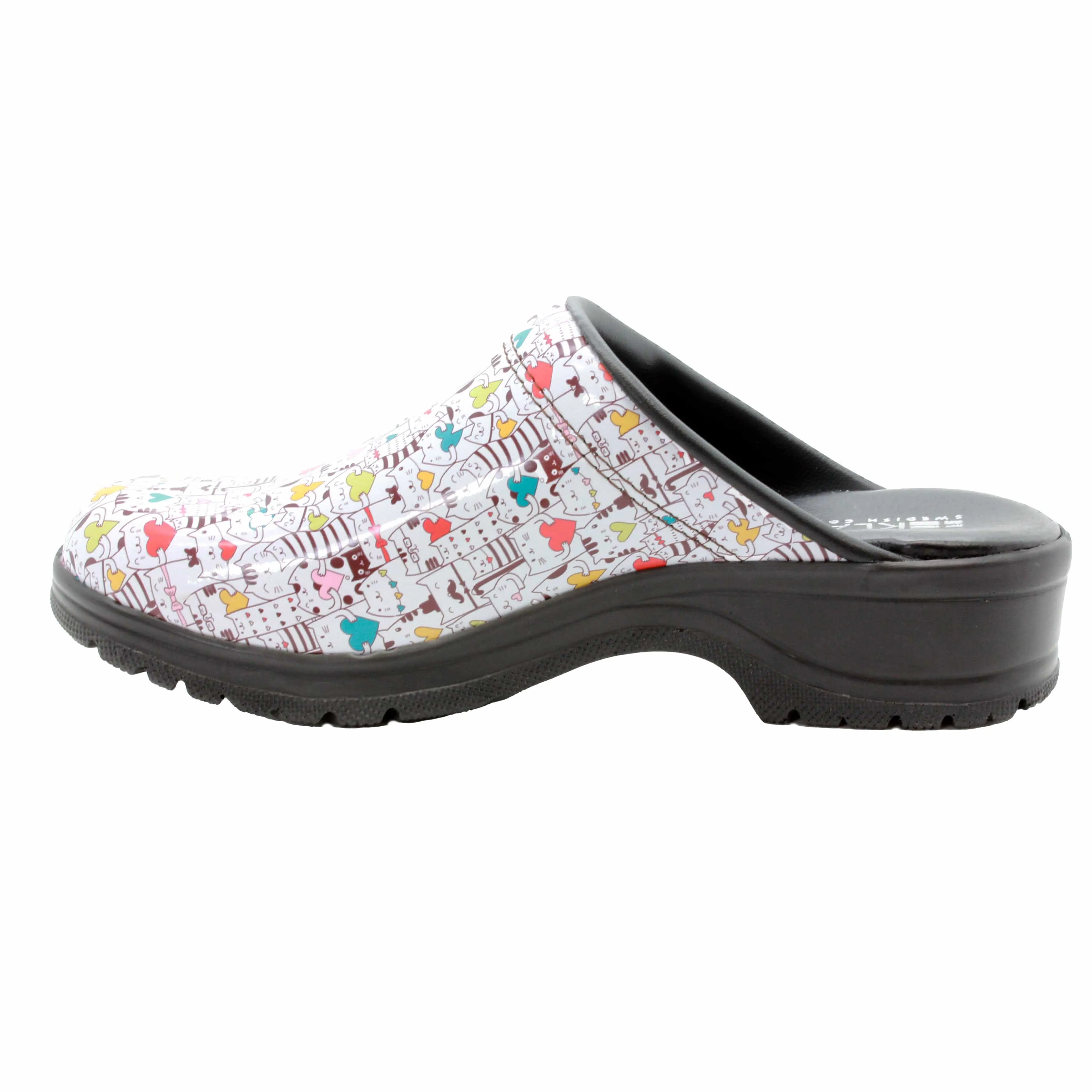 BJORK Flex Pro Catlove Open Back Leather Clogs