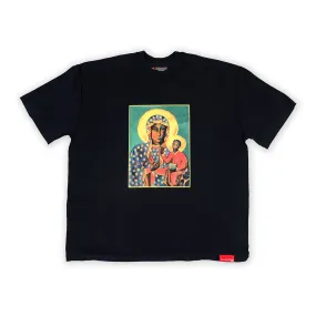 Black Madonna T-Shirt - Black