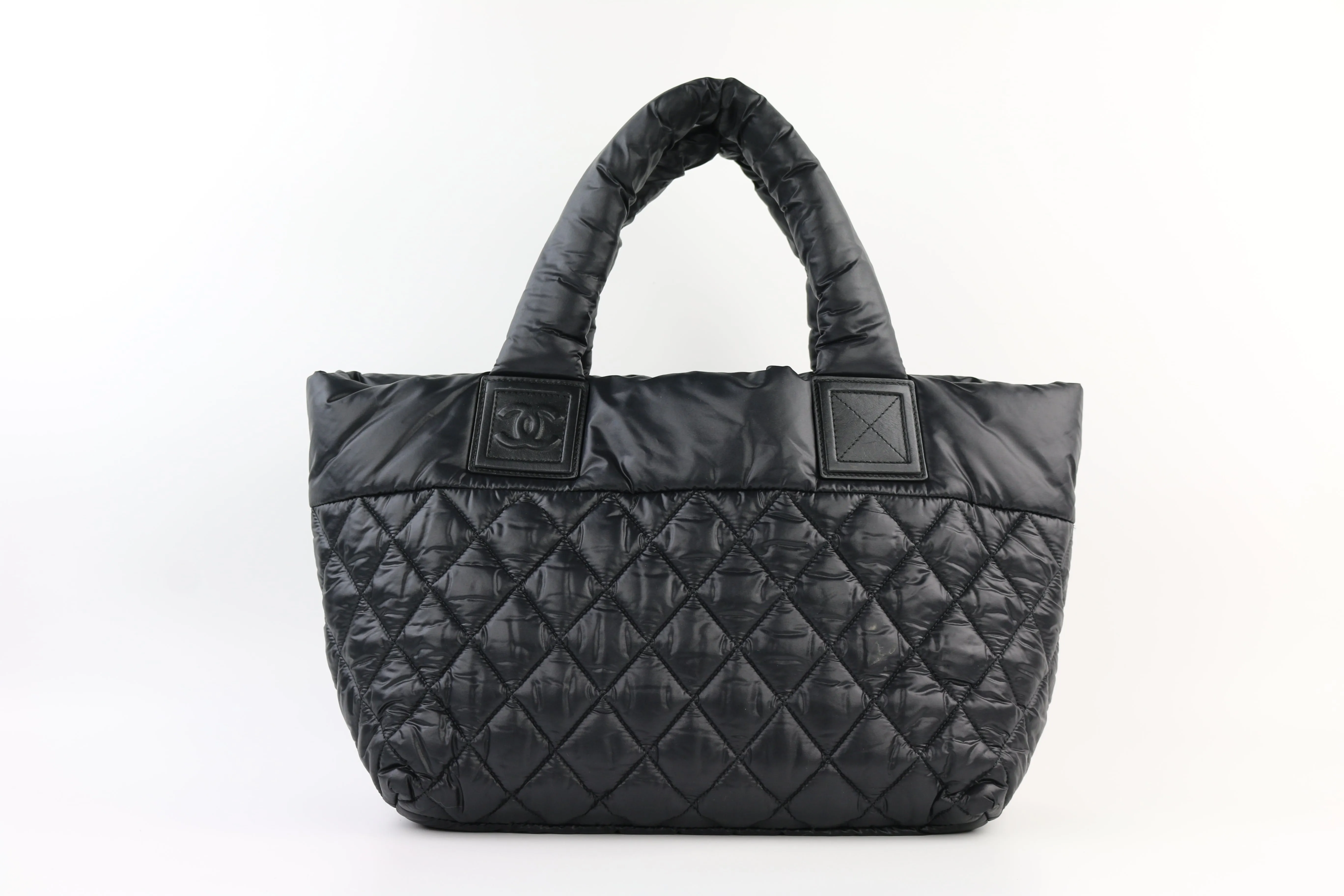 Black Small Nylon Coco Cocoon Reversible Tote