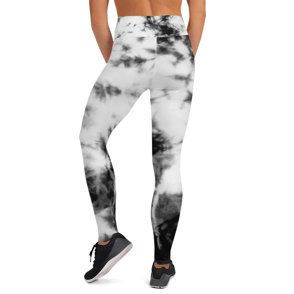 Black Tie Dye Leggings