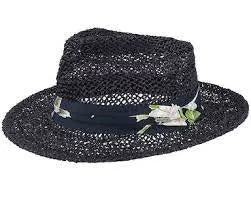 Brixton Aloha Straw Hat - Black/Black