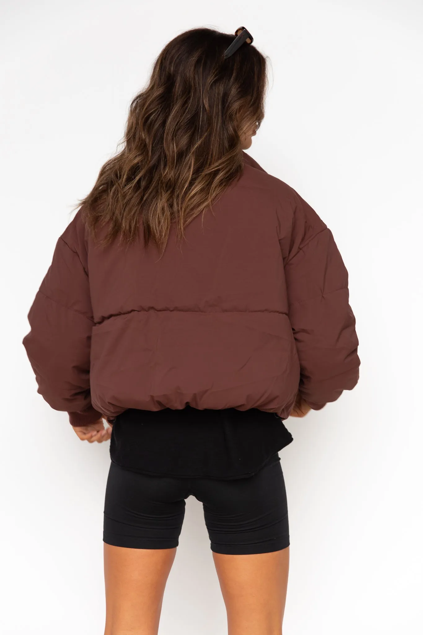 Bronte Puffer Jacket - Brown