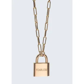 Brooklyn Padlock Necklace