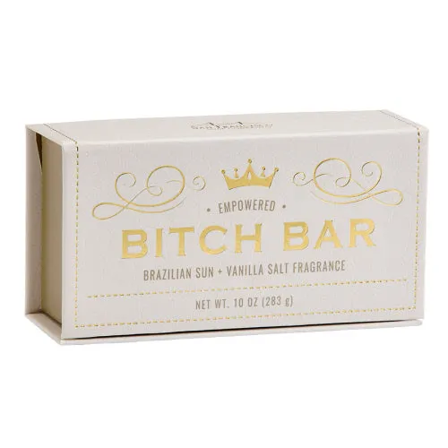 B!tch Bar Empowered Brazilian Sun And Vanilla Salt Hydrating Bar Soap