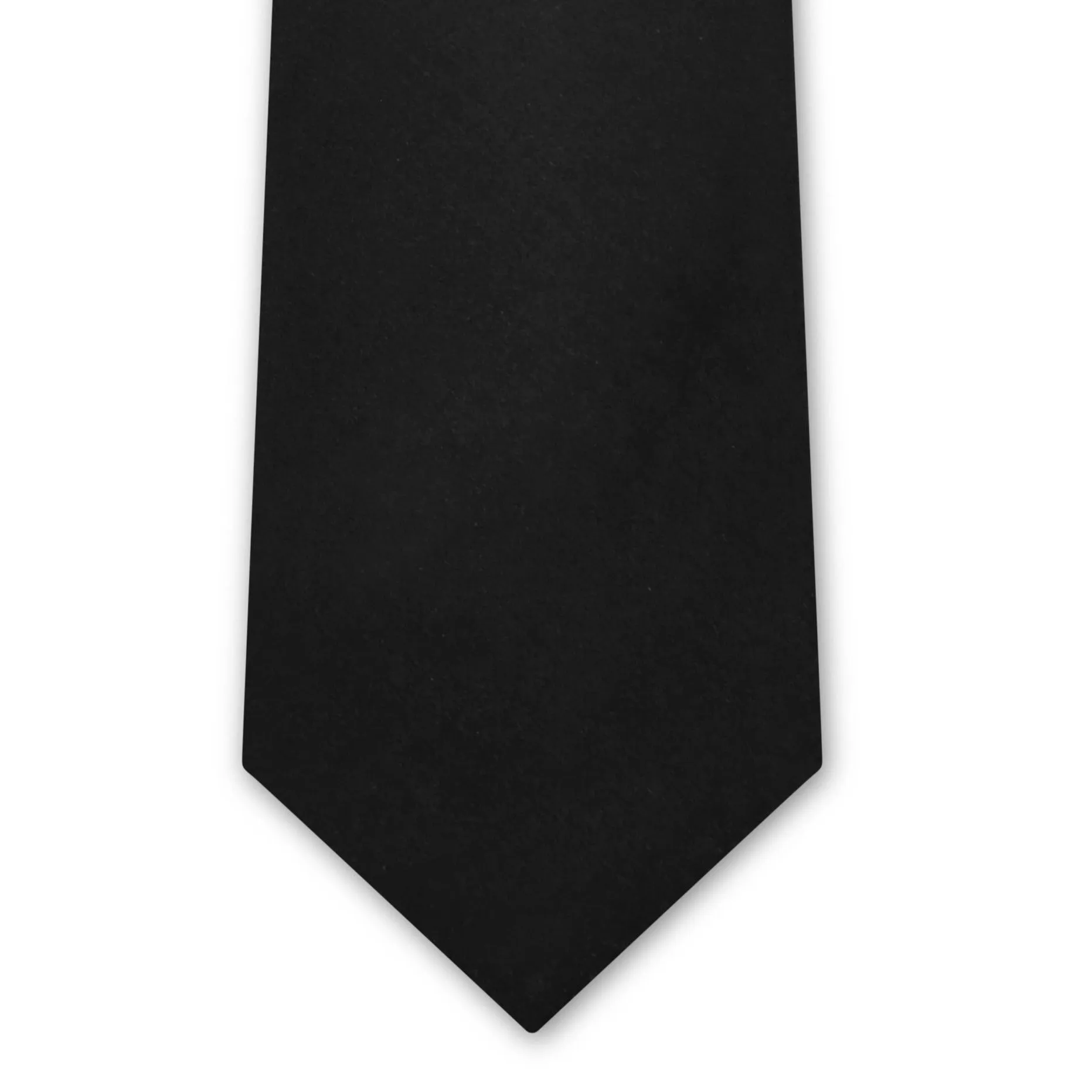 Canali Black Silk Tie