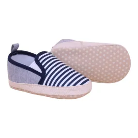 Canvas Slip On Sneakers (Stripes) - Prewalker