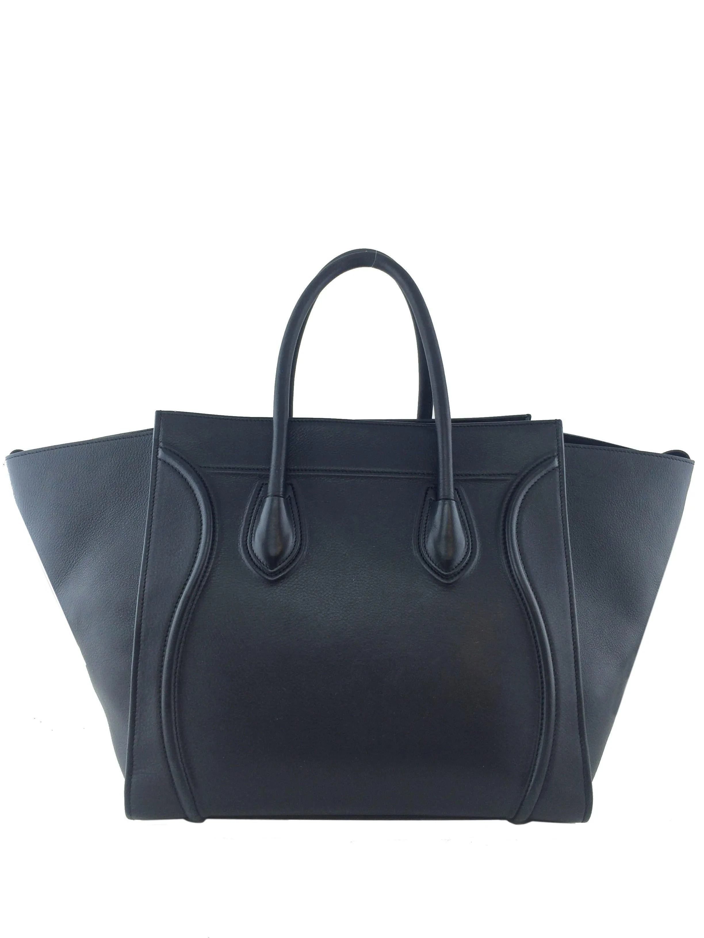 Celine Calfskin Medium Luggage Phantom Tote Bag