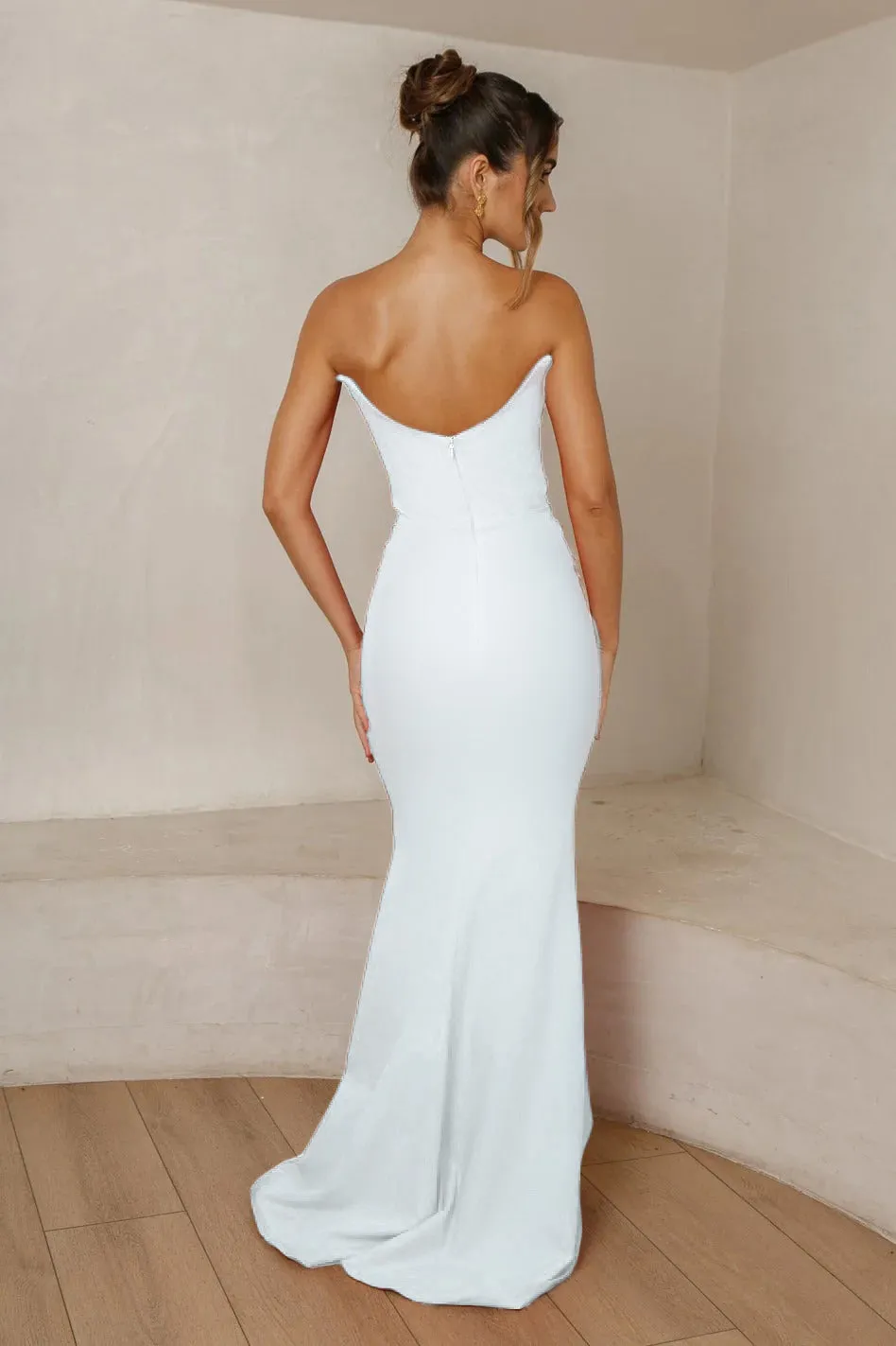 Celine Gown - White