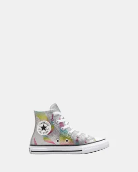 Chuck Taylor Hi Prism Glitter Youth Silver Multi Glitter