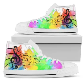 Color Splash Music High Top Shoe