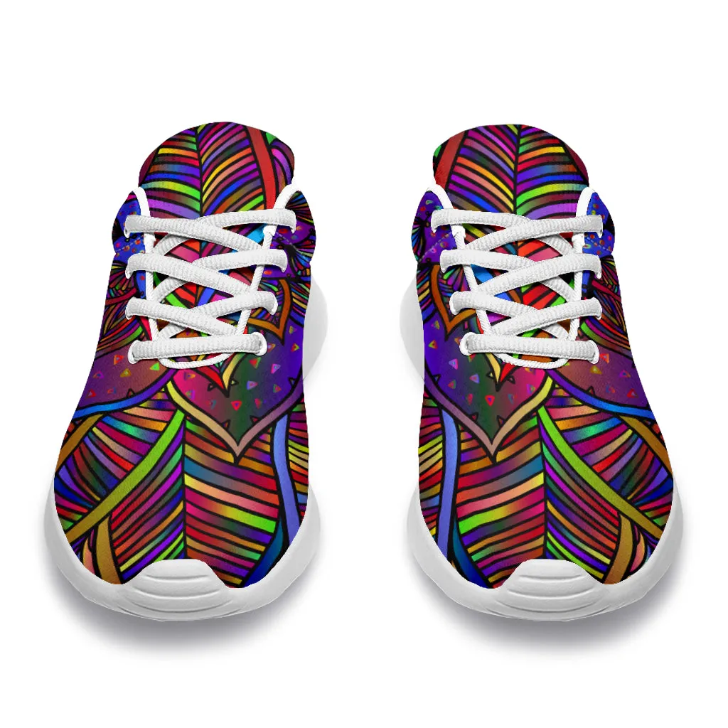 Colorful Mandala Sport Sneakers