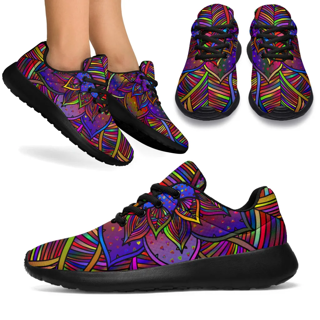 Colorful Mandala Sport Sneakers