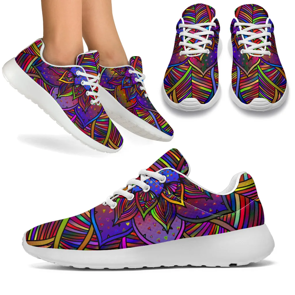 Colorful Mandala Sport Sneakers