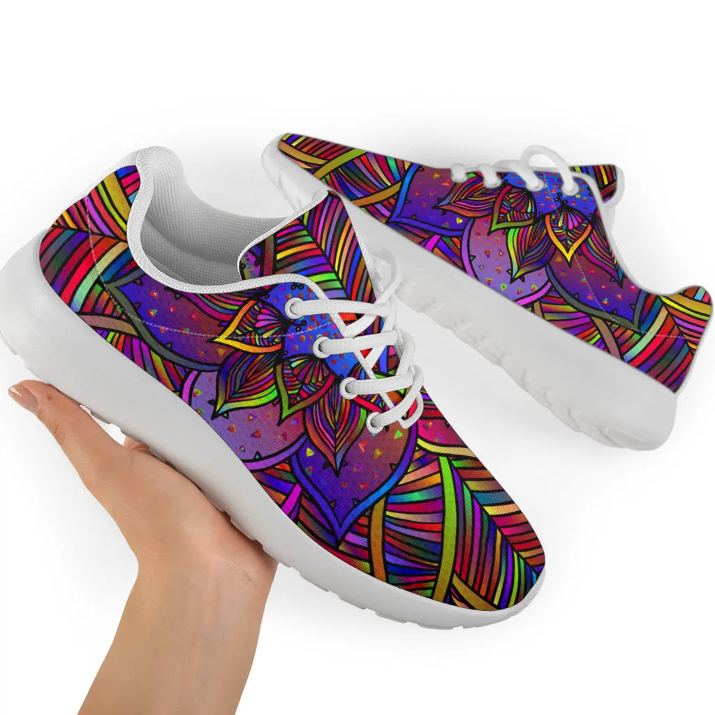 Colorful Mandala Sport Sneakers