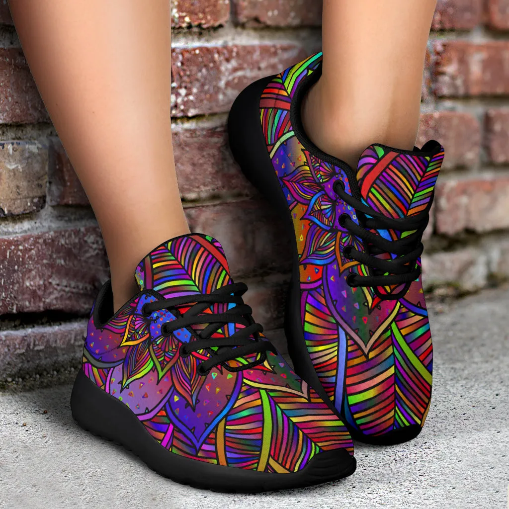 Colorful Mandala Sport Sneakers