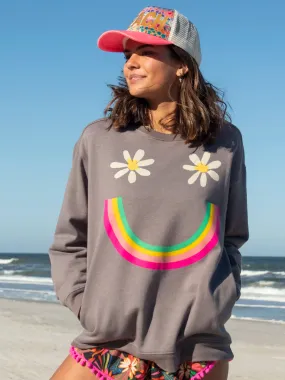 Comfy Pocket Sweatshirt - Smiley