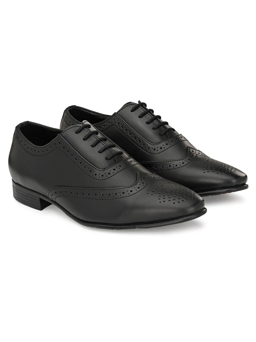 Corp Black Shortwing Brogues