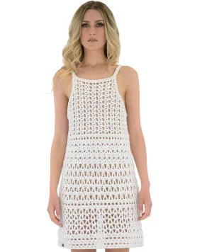 Crochet Halter Neck Dress