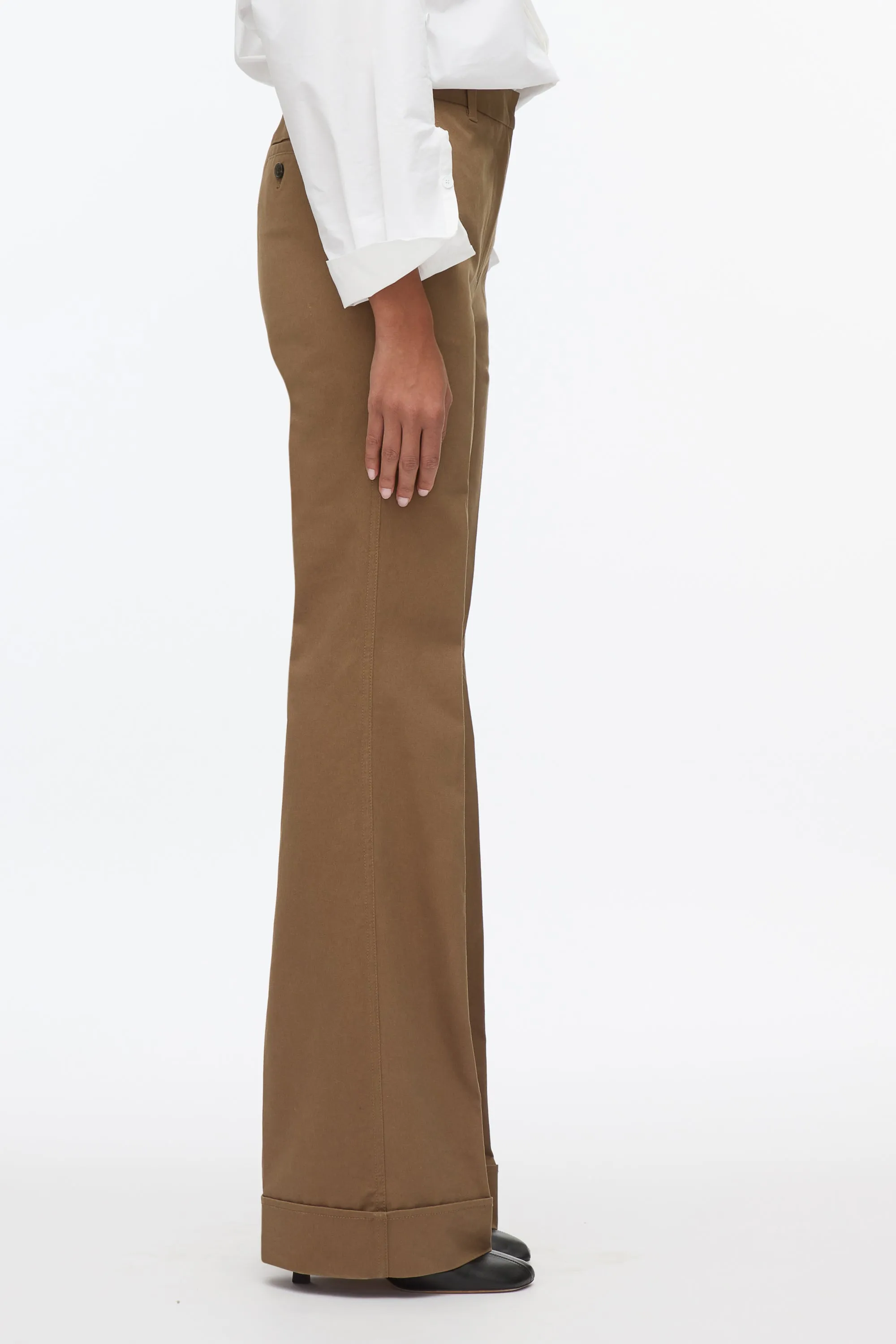 Cuffed Kick Flare Pant