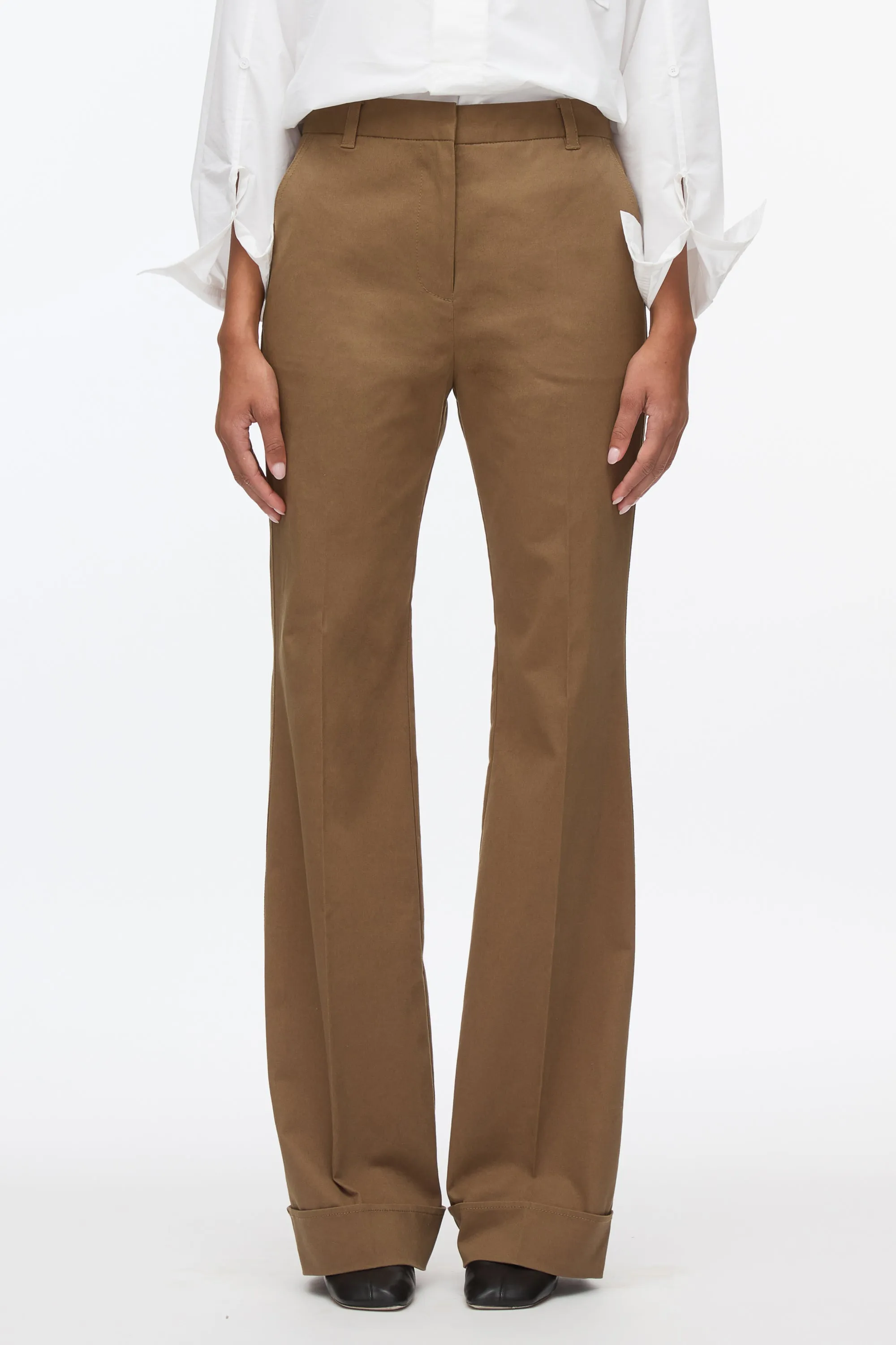 Cuffed Kick Flare Pant