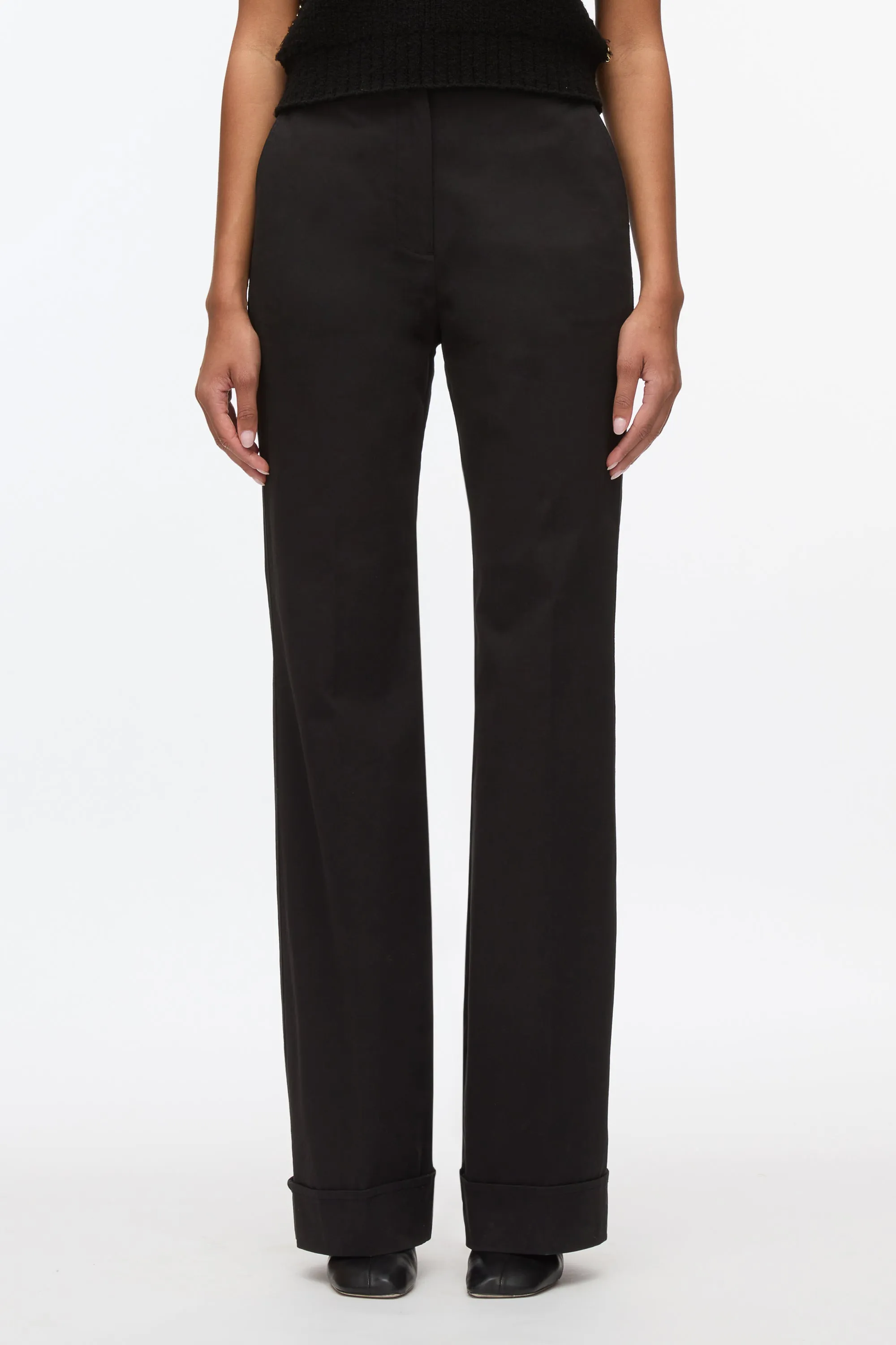 Cuffed Kick Flare Pant