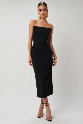 Danna Dress - Black Crepe