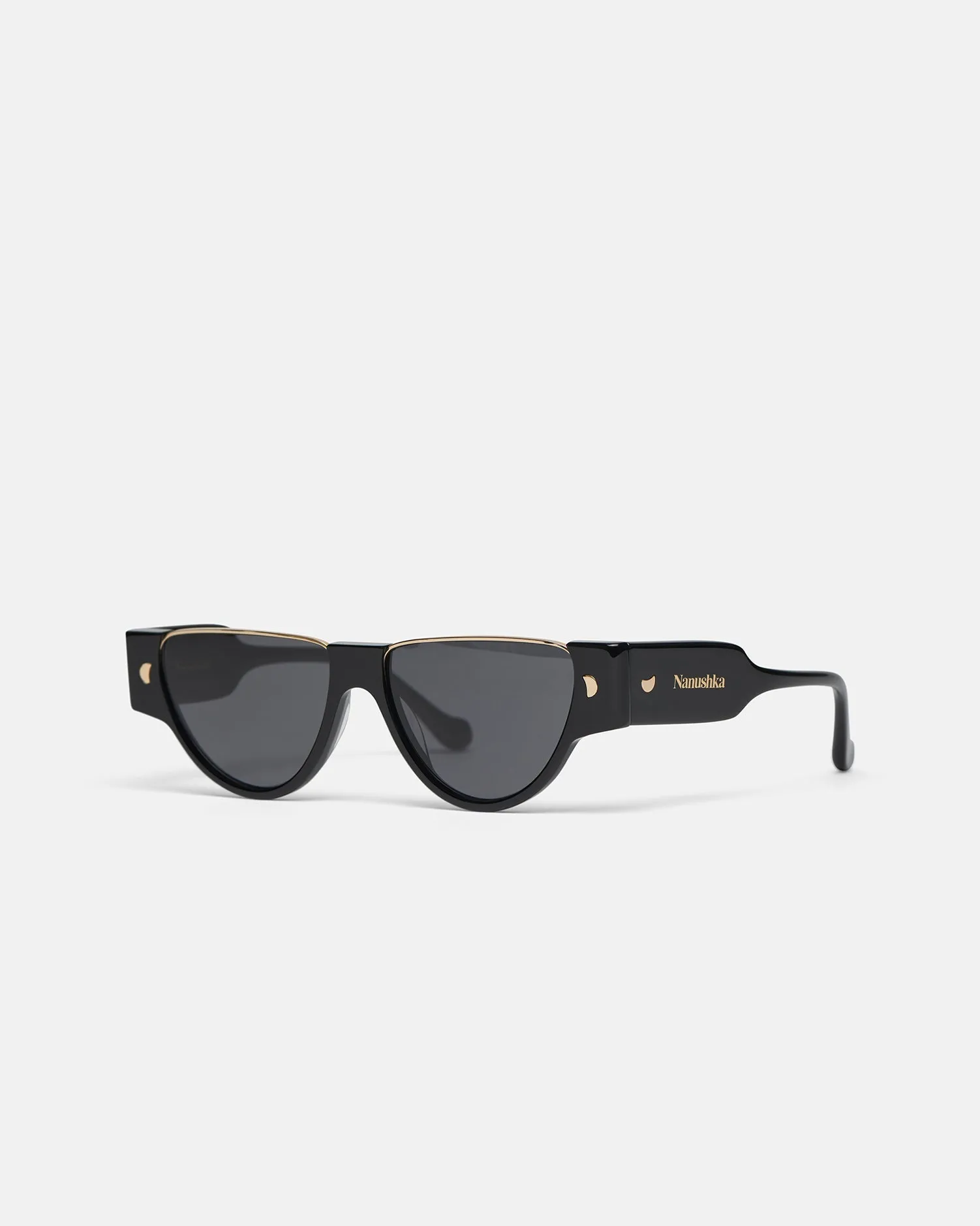 Daylin - Bio-Plastic Triangular Sunglasses - Black