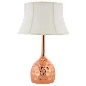 Dimple Rose Gold Table Lamp