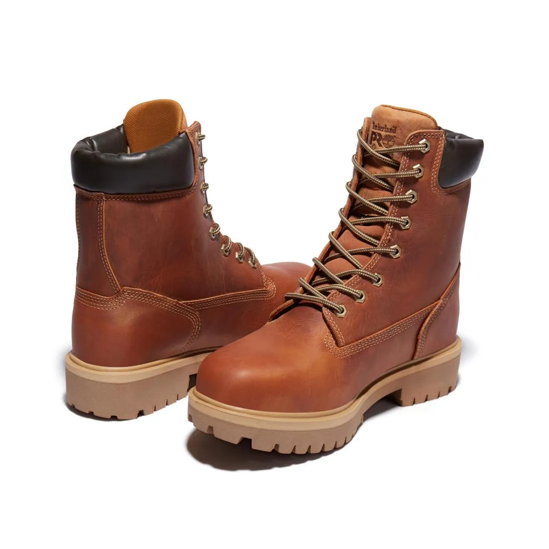 Direct Attach 8 Inch Soft-Toe Waterproof Ins 400G Boot Brown