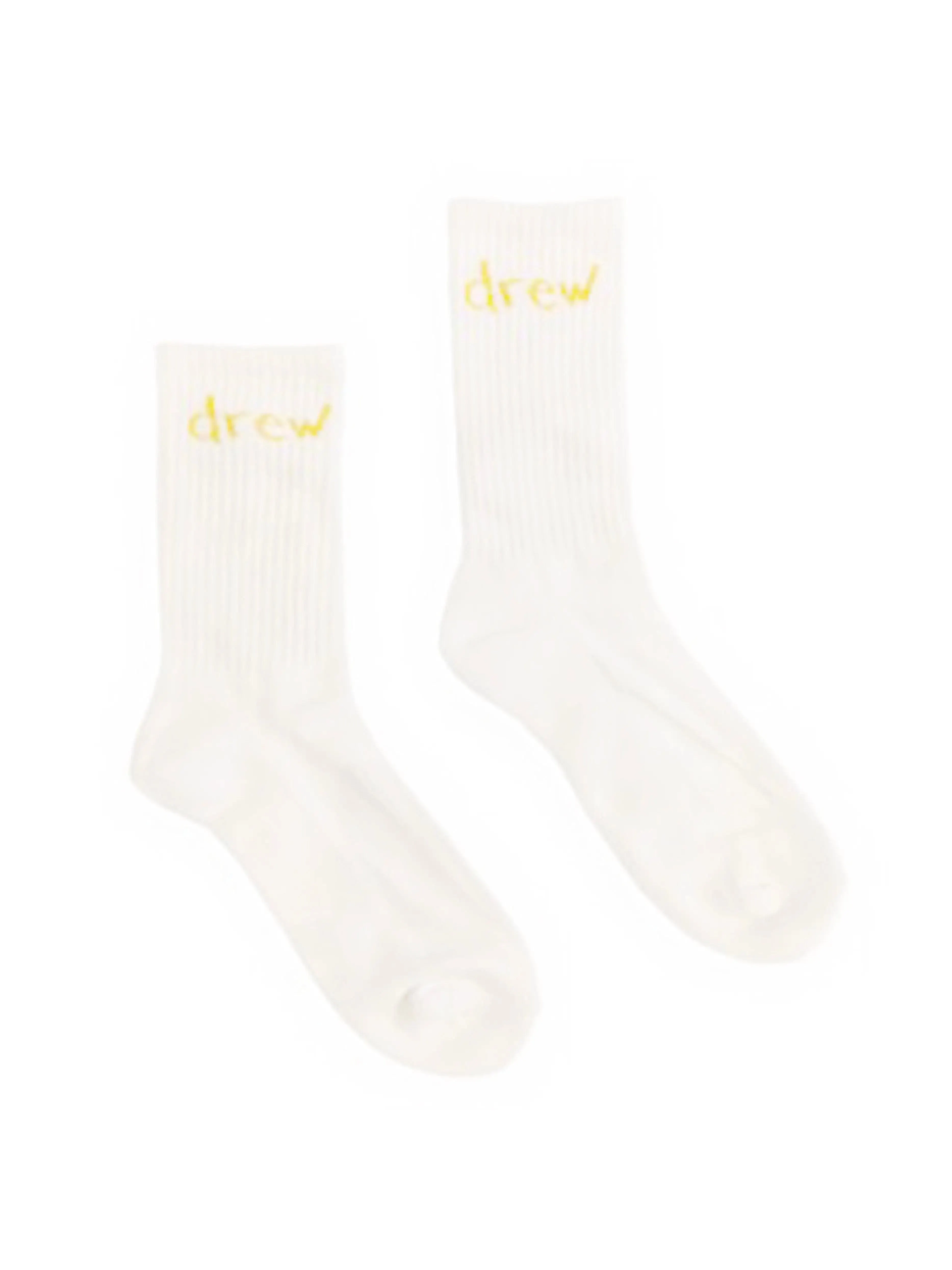 Drew House Scribble Logo Socks White