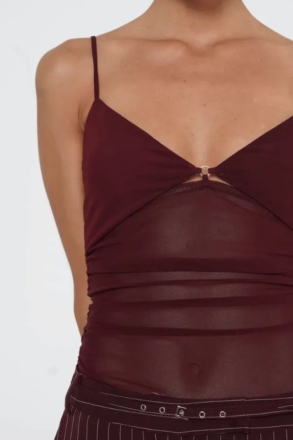 Eden Bodysuit Merlot