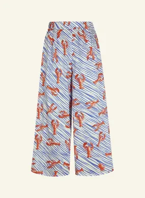 Edith Culotte Trousers - Ivory Lobster