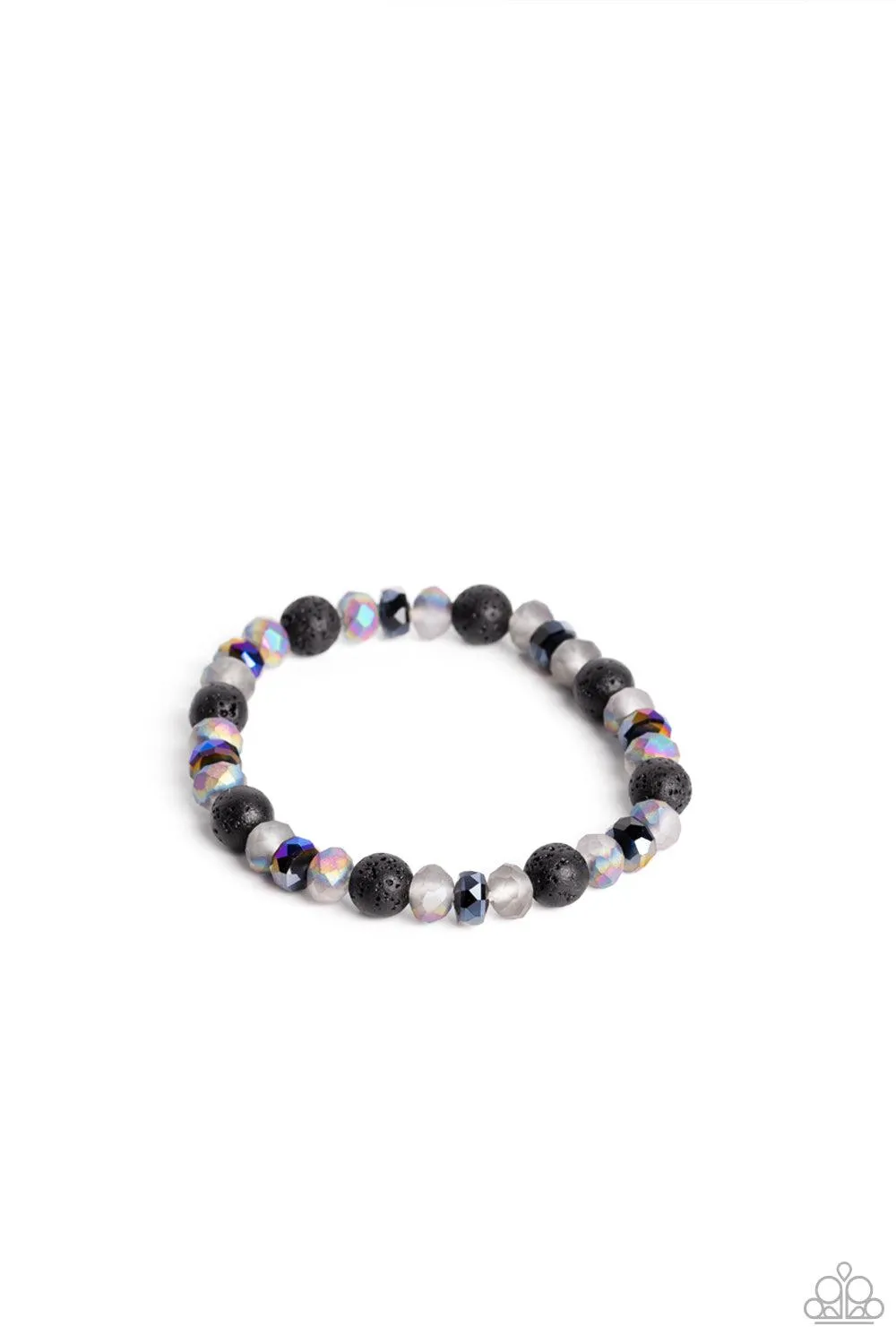 Endless LAVA Multi Oil Spill and Lava Stone Bracelet - Paparazzi Accessories